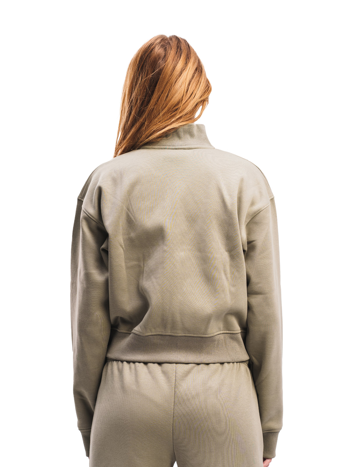 CROPPED ZIP UP