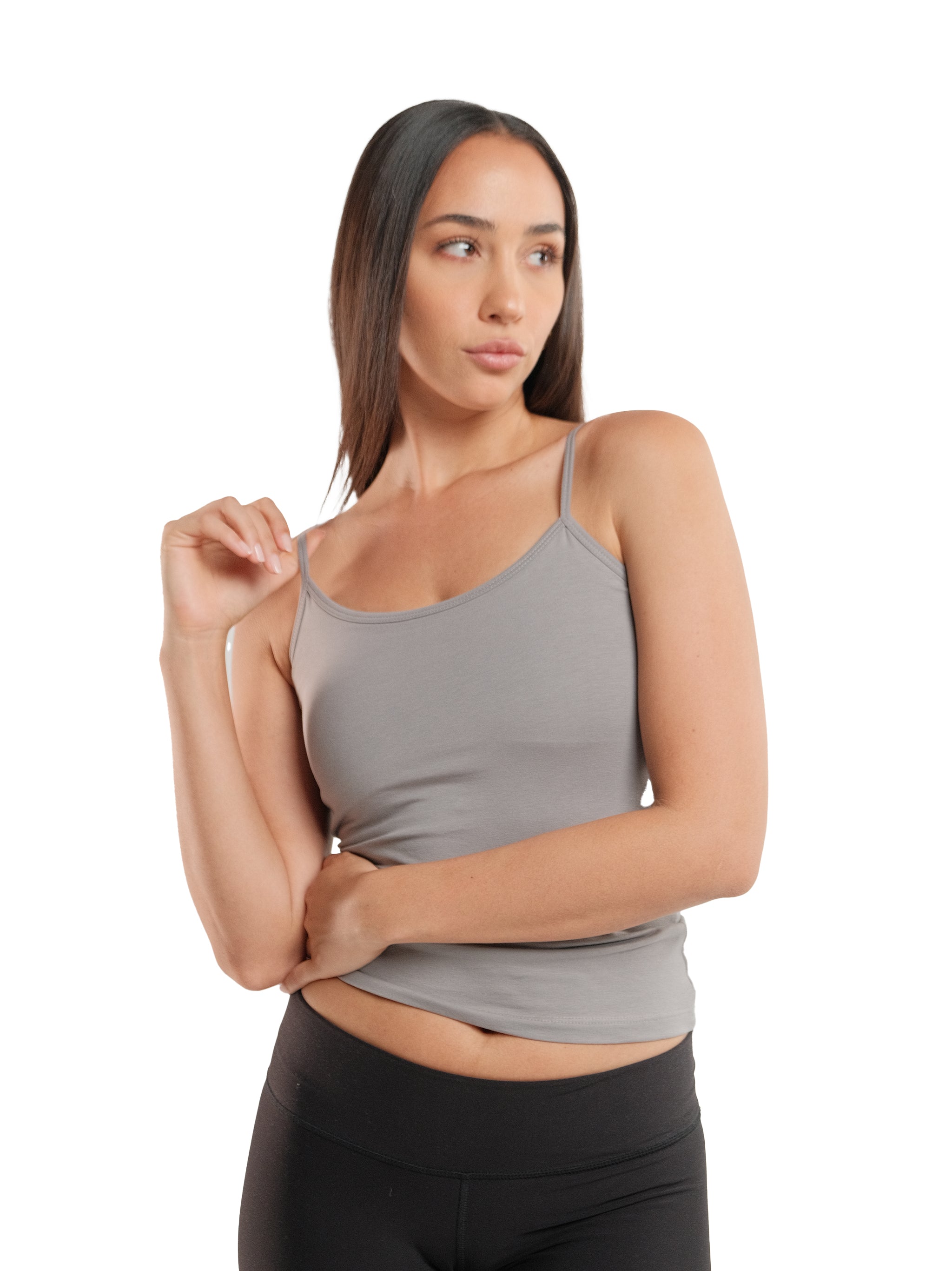 SPAGHETTI STRAP TANK TOP