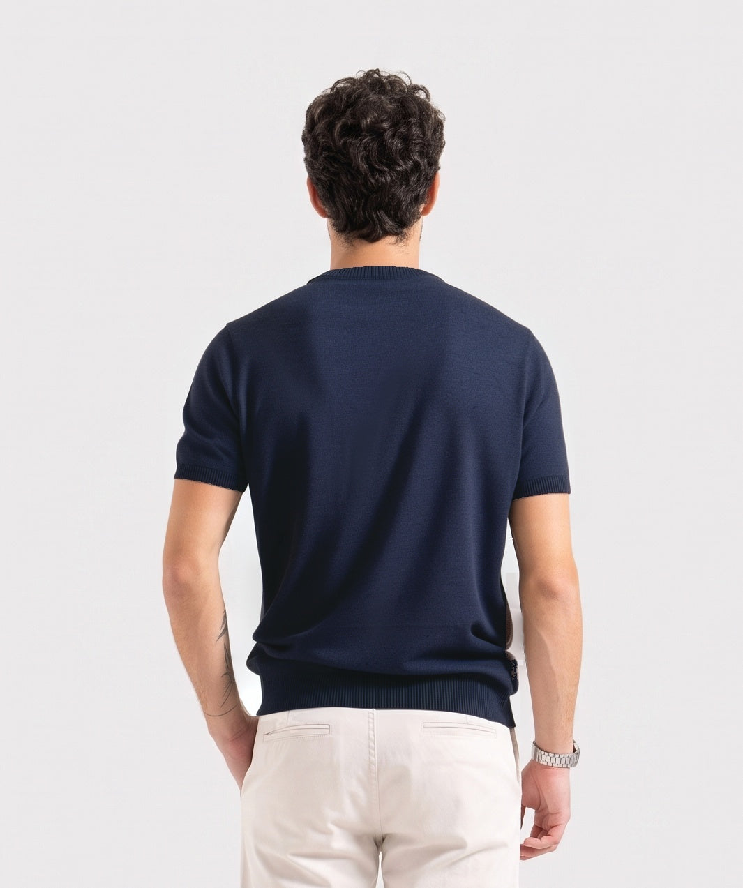 KNITTED MENS T SHIRT