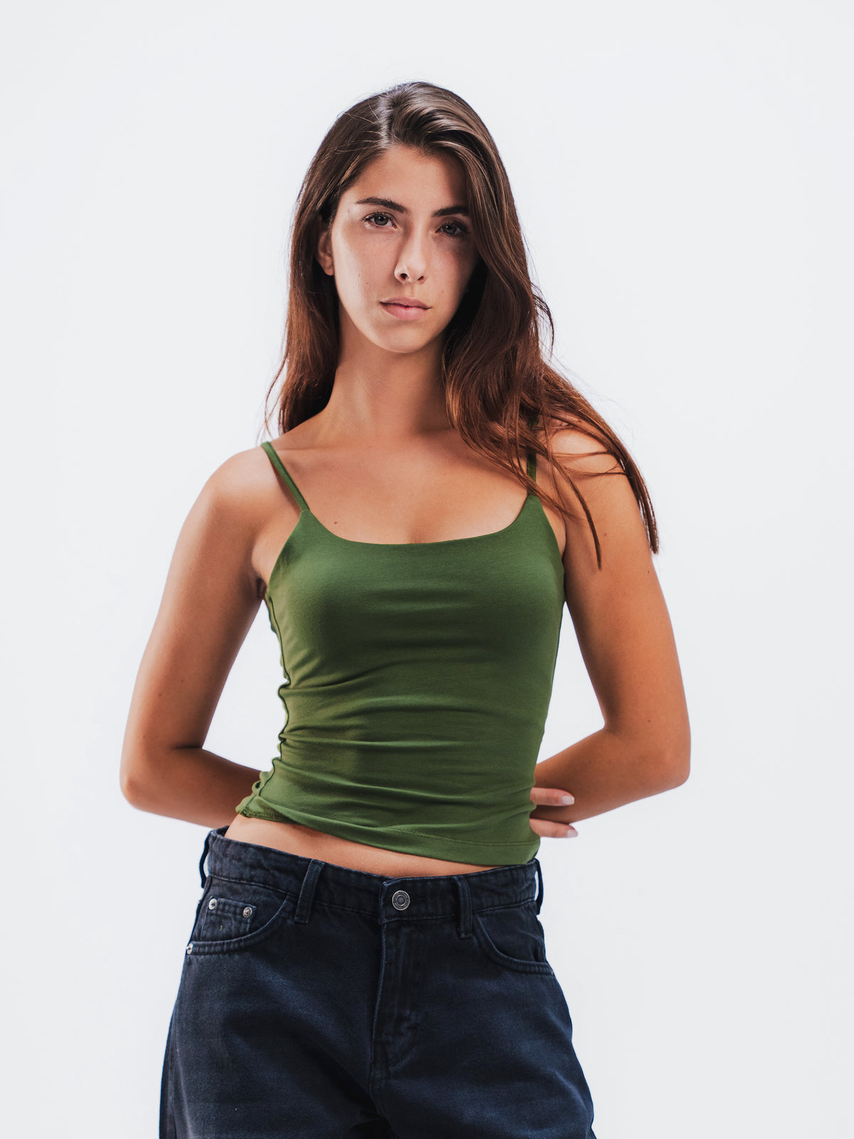 SPAGHETTI STRAP TOP