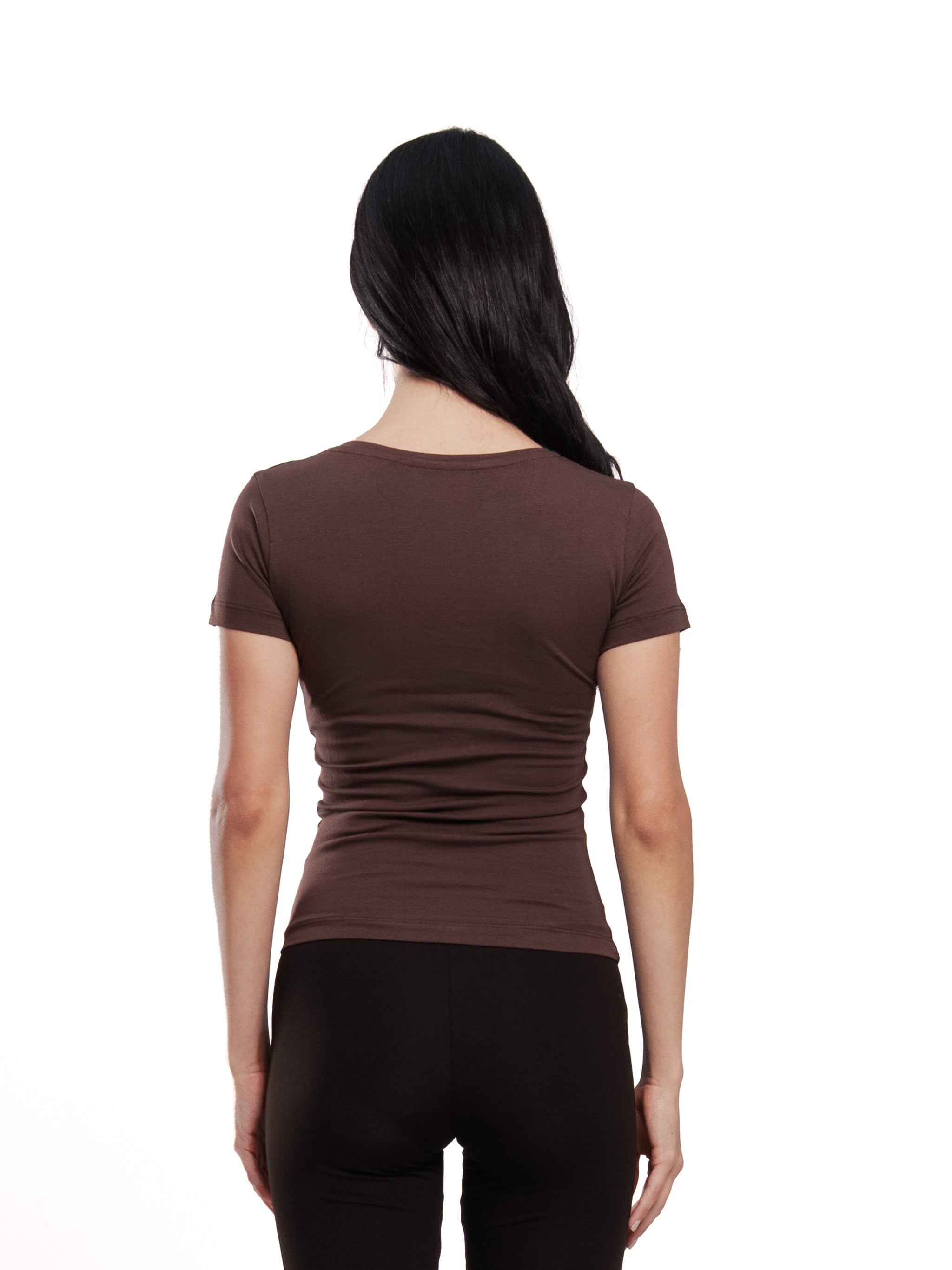 V-NECK SHORT SLEEVE TOP