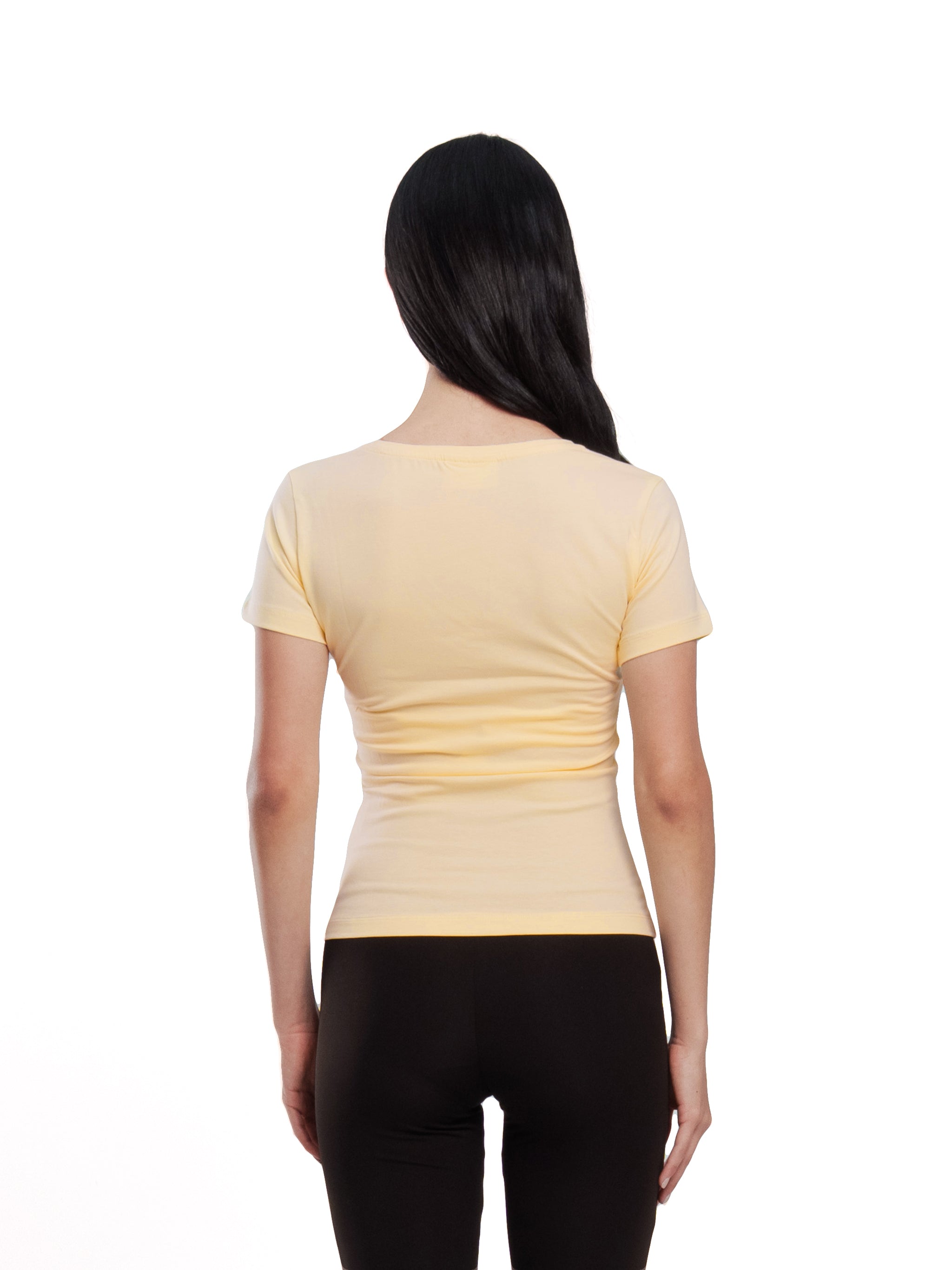 V-NECK SHORT SLEEVE TOP