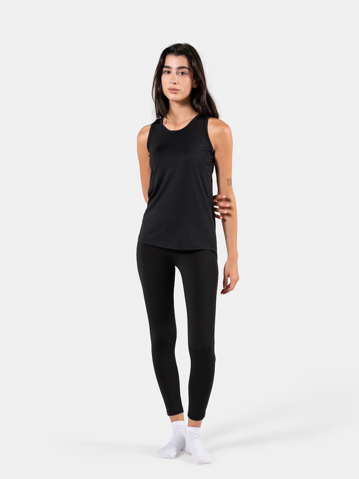 MOVE RACERBACK LOOSE TANK BLACK 3