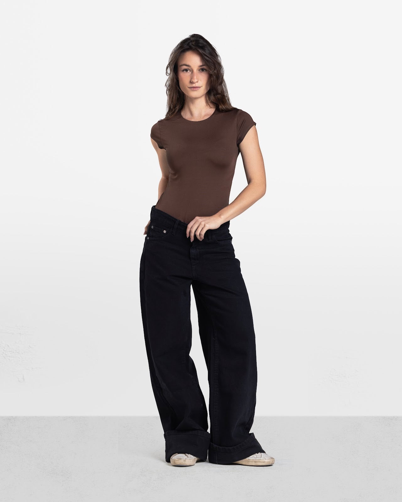 SHORT SLEEVE BODYSUIT BROWN 4