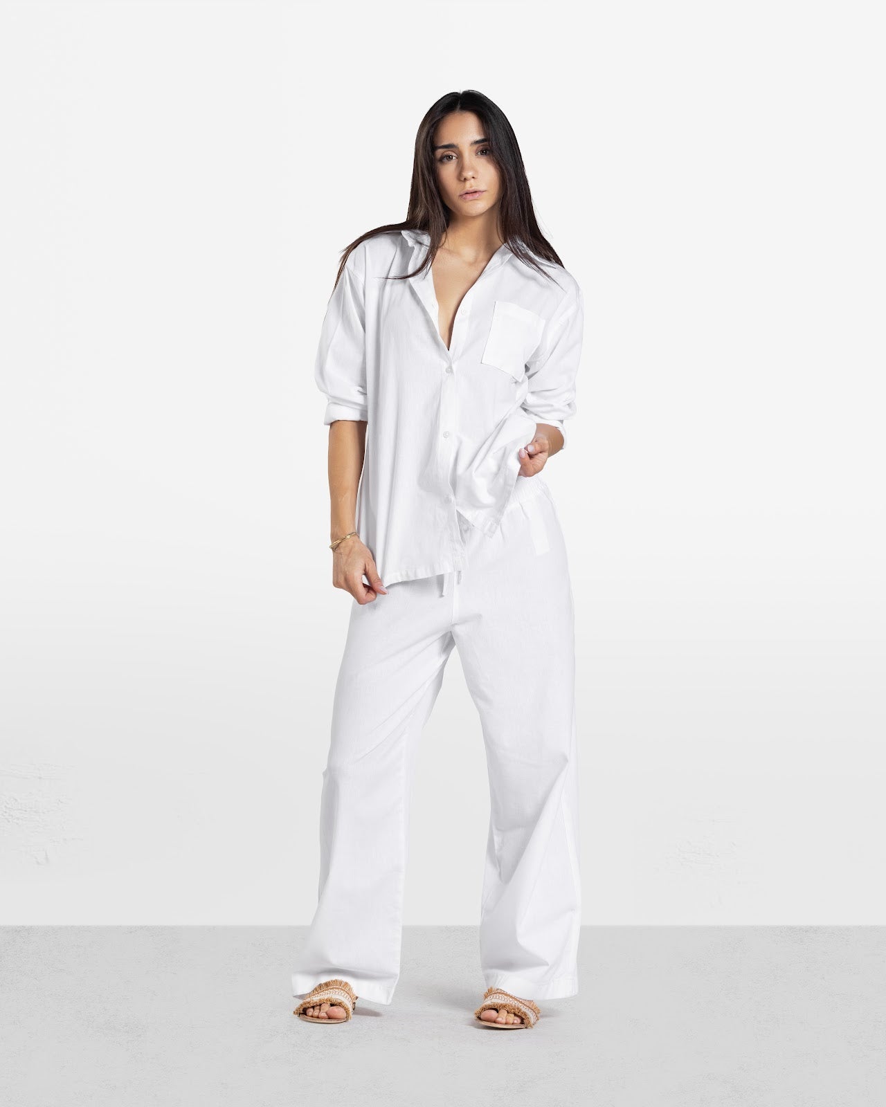 LINEN SHIRT WHITE 3