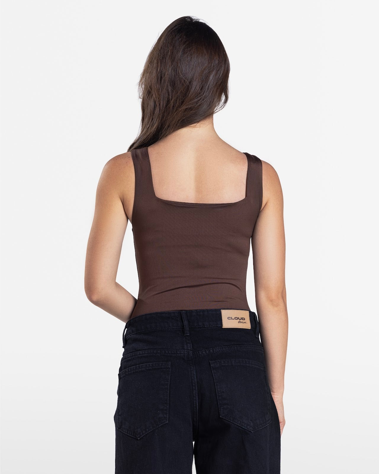 ROUND NECK BODYSUIT BROWN 2