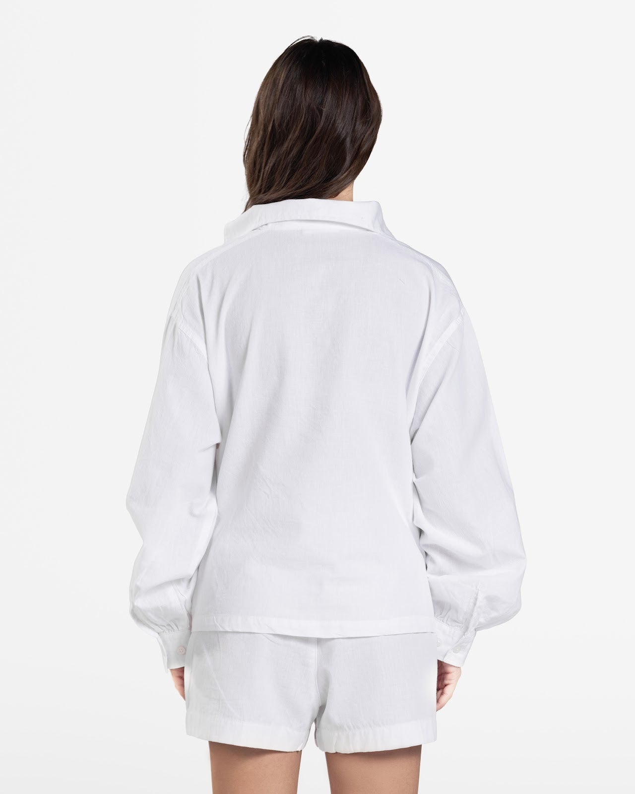 HAIF BUTTON DOWN LINEN SHIRT BEIGE 2