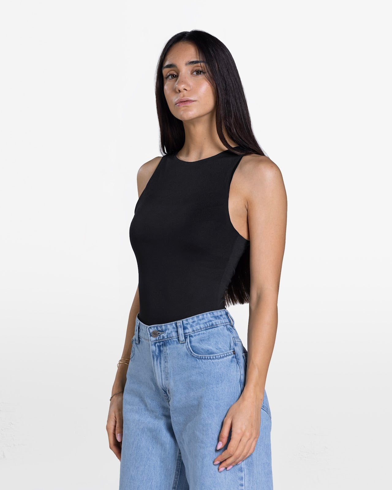 HALTER BODYSUIT BLACK 3