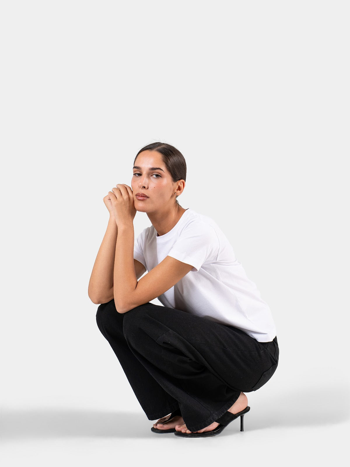 RELAXED FIT TEE WHITE 1