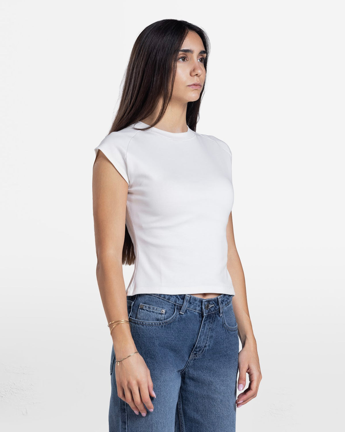 CAP SLEEVE T-SHIRT OFF-WHITE 3