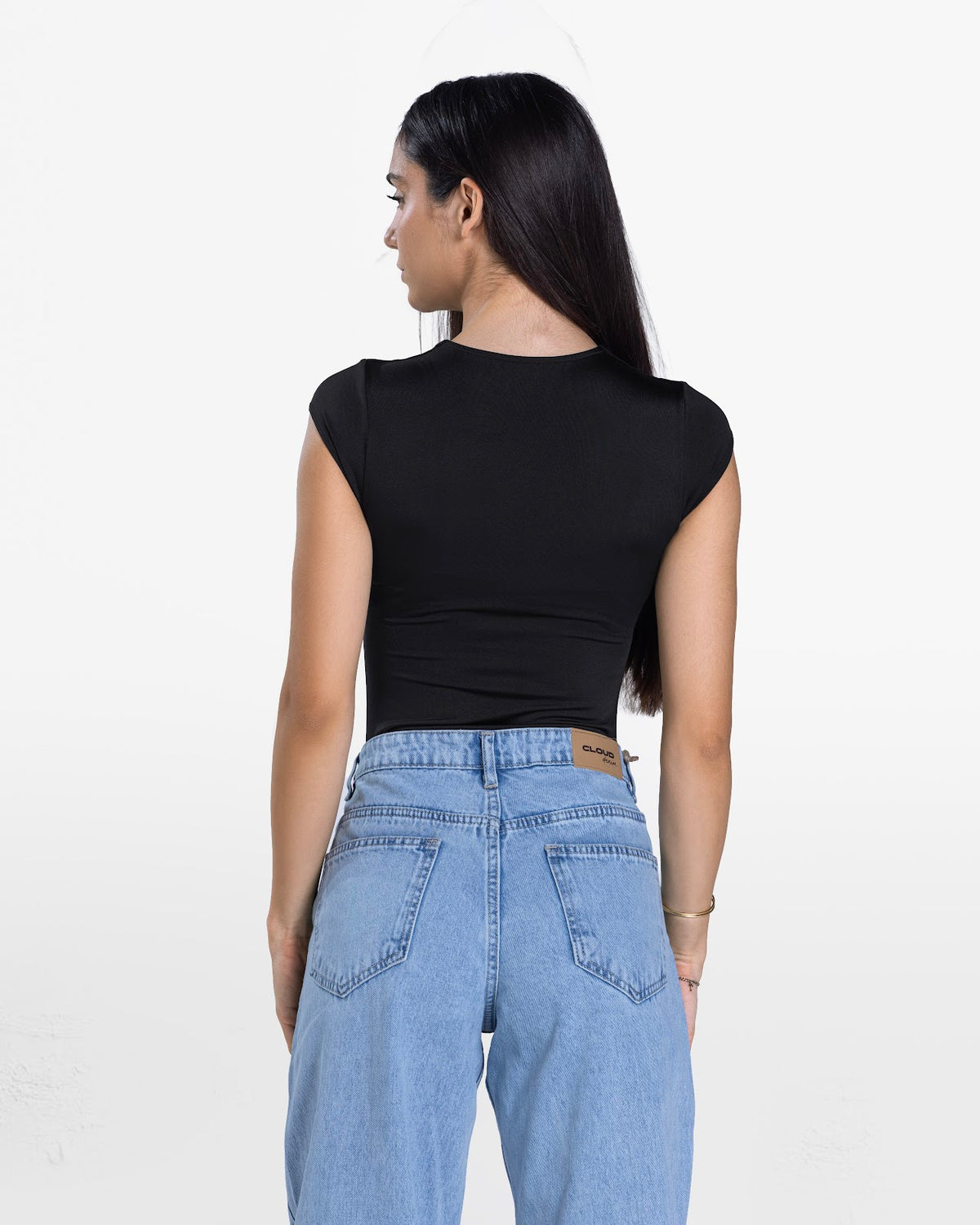 SHORT SLEEVE BODYSUIT BLACK 2