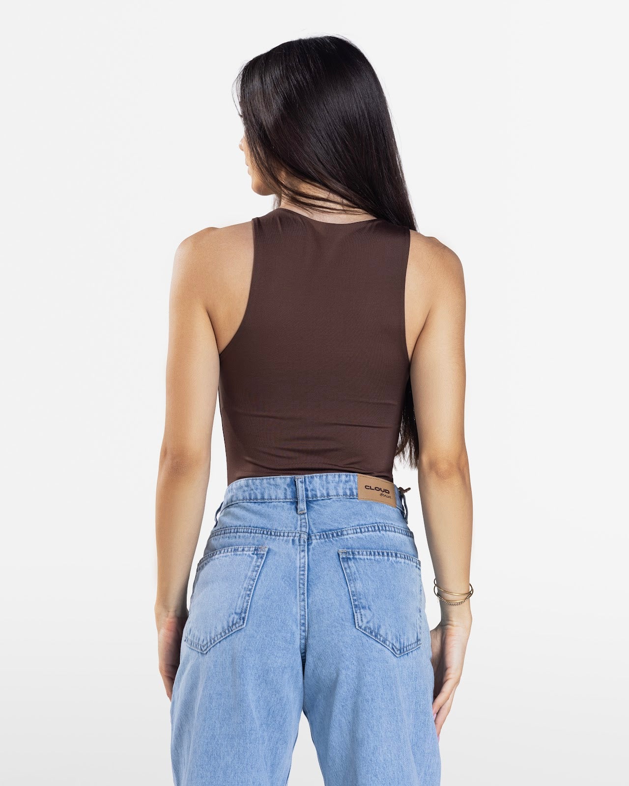 HALTER BODYSUIT BROWN 2