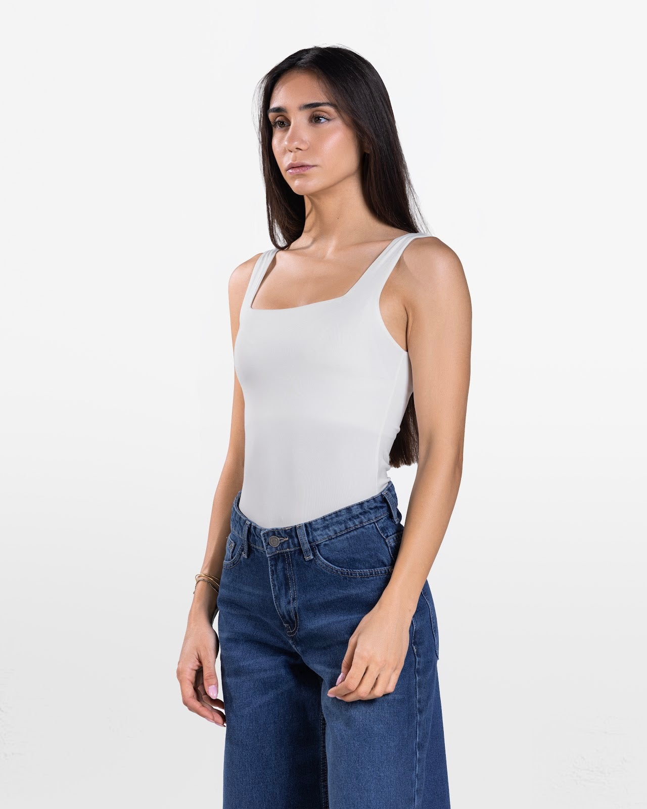ROUND NECK BODYSUIT OFF-WHITE 3