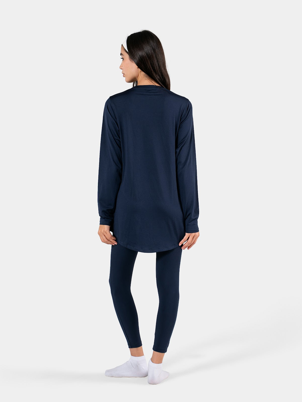 MOVE LOOSE LONG SLEEVE TOP NAVY 4