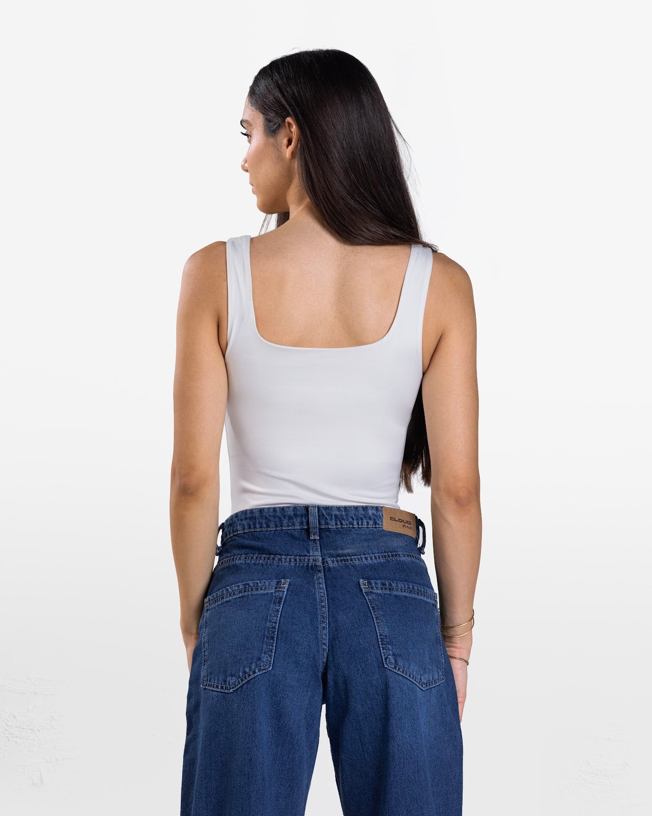 ROUND NECK BODYSUIT OFF-WHITE 2