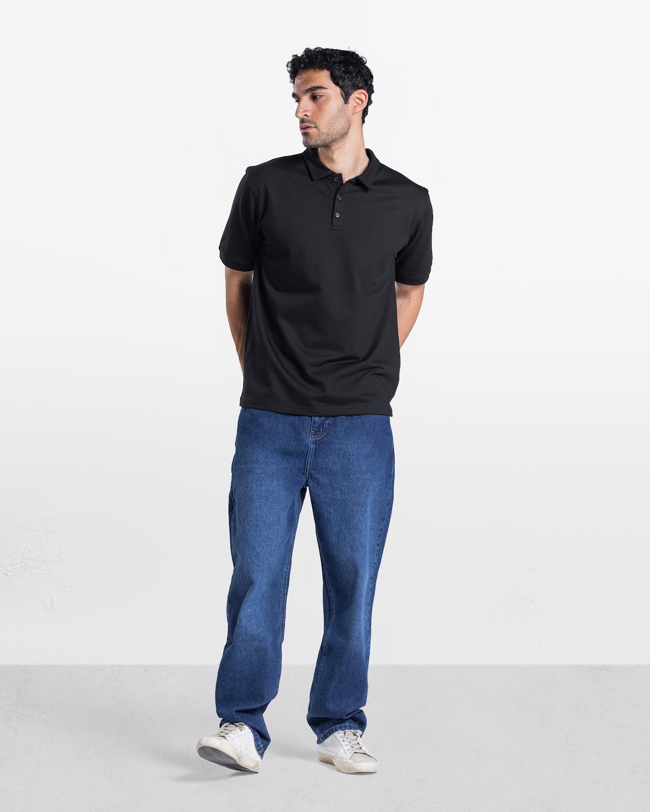 MEN'S POLO SHIRT BLACK 5