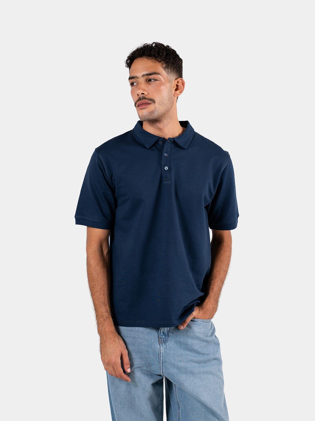 MEN'S POLO SHIRT NAVY 2
