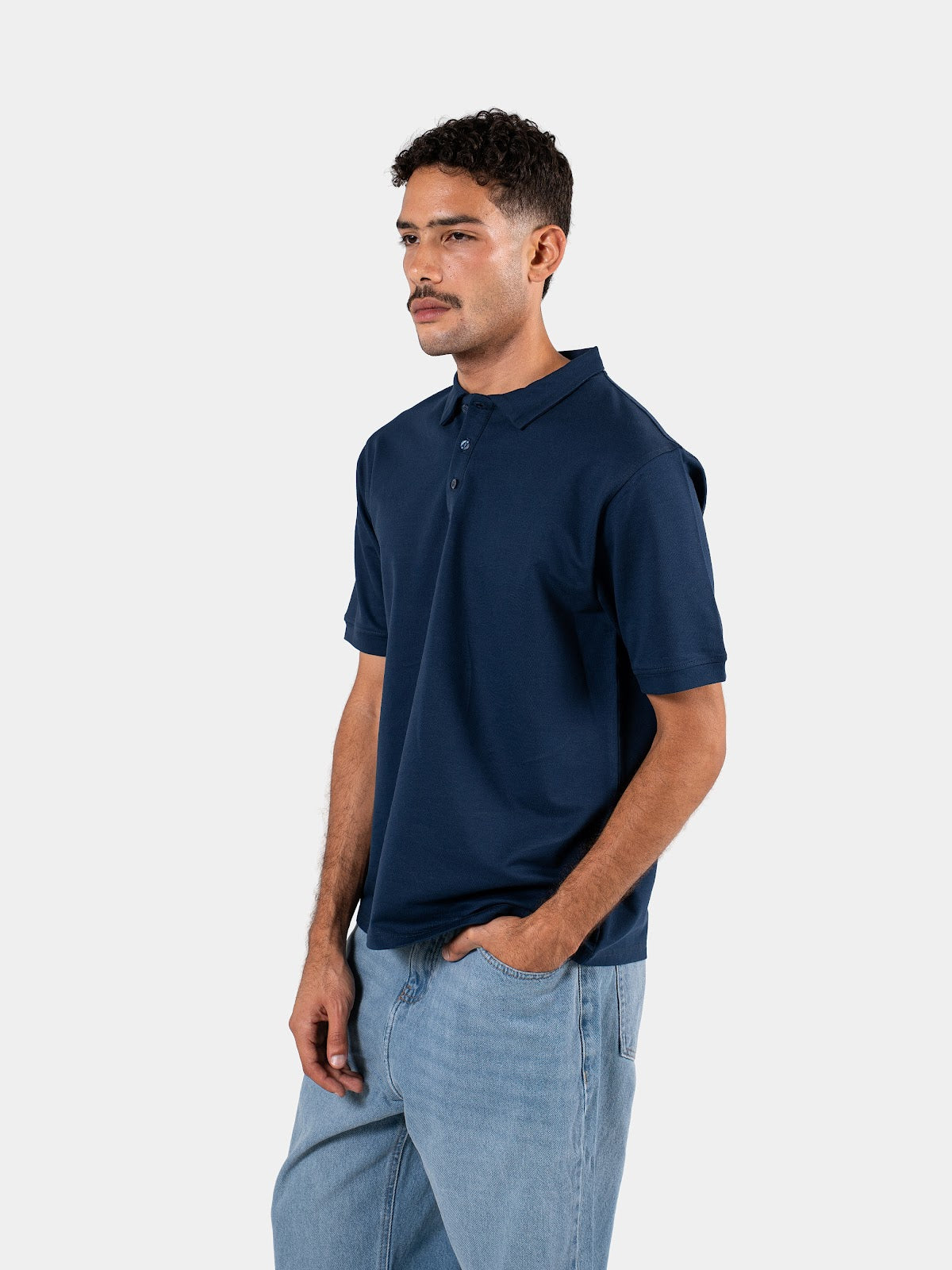 MEN'S POLO SHIRT NAVY 3