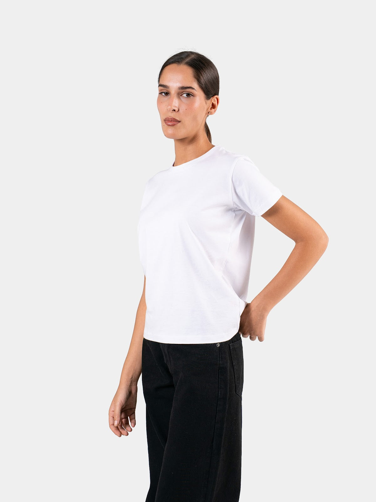RELAXED FIT TEE WHITE 6