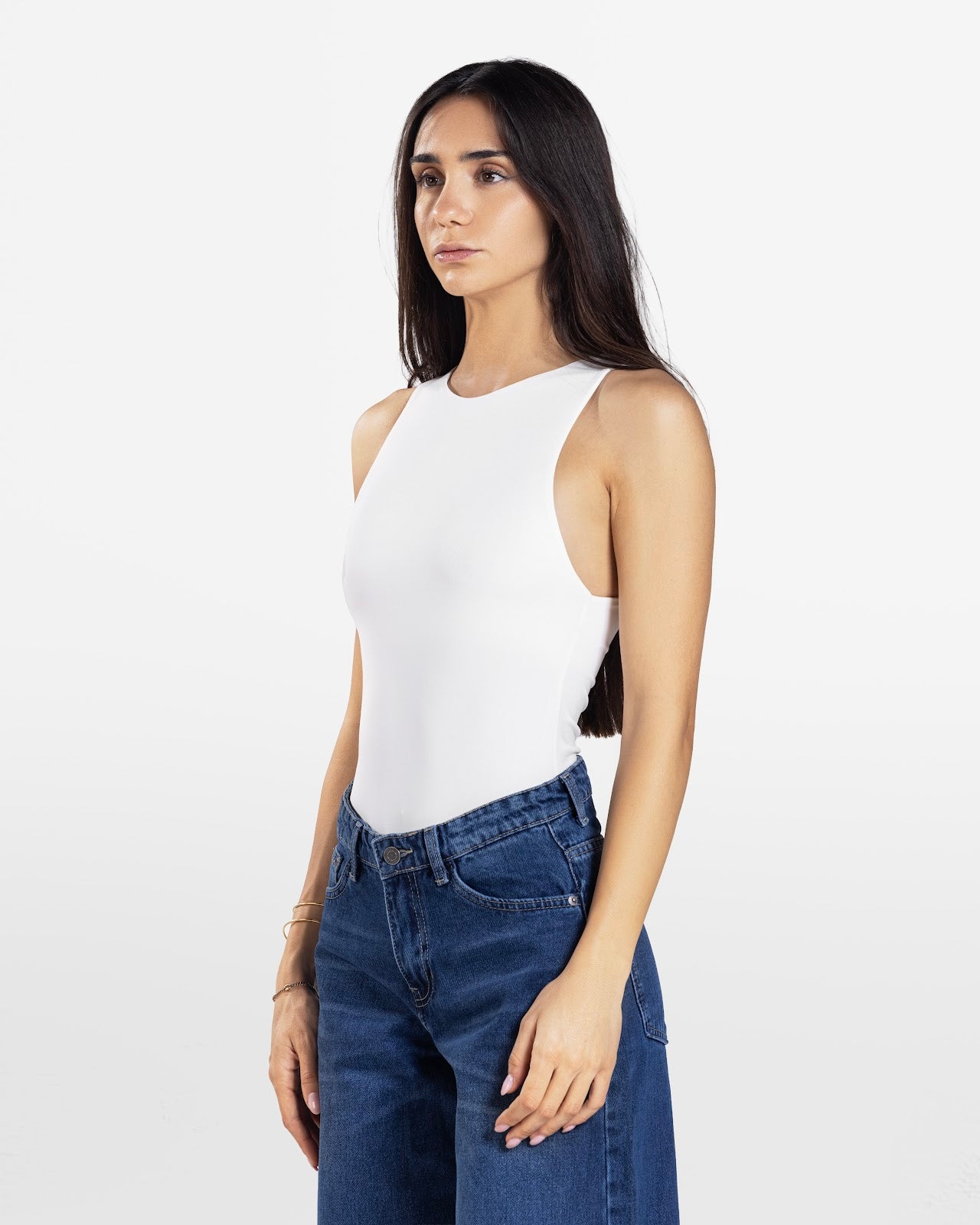 HALTER BODYSUIT OFF-WHITE 3