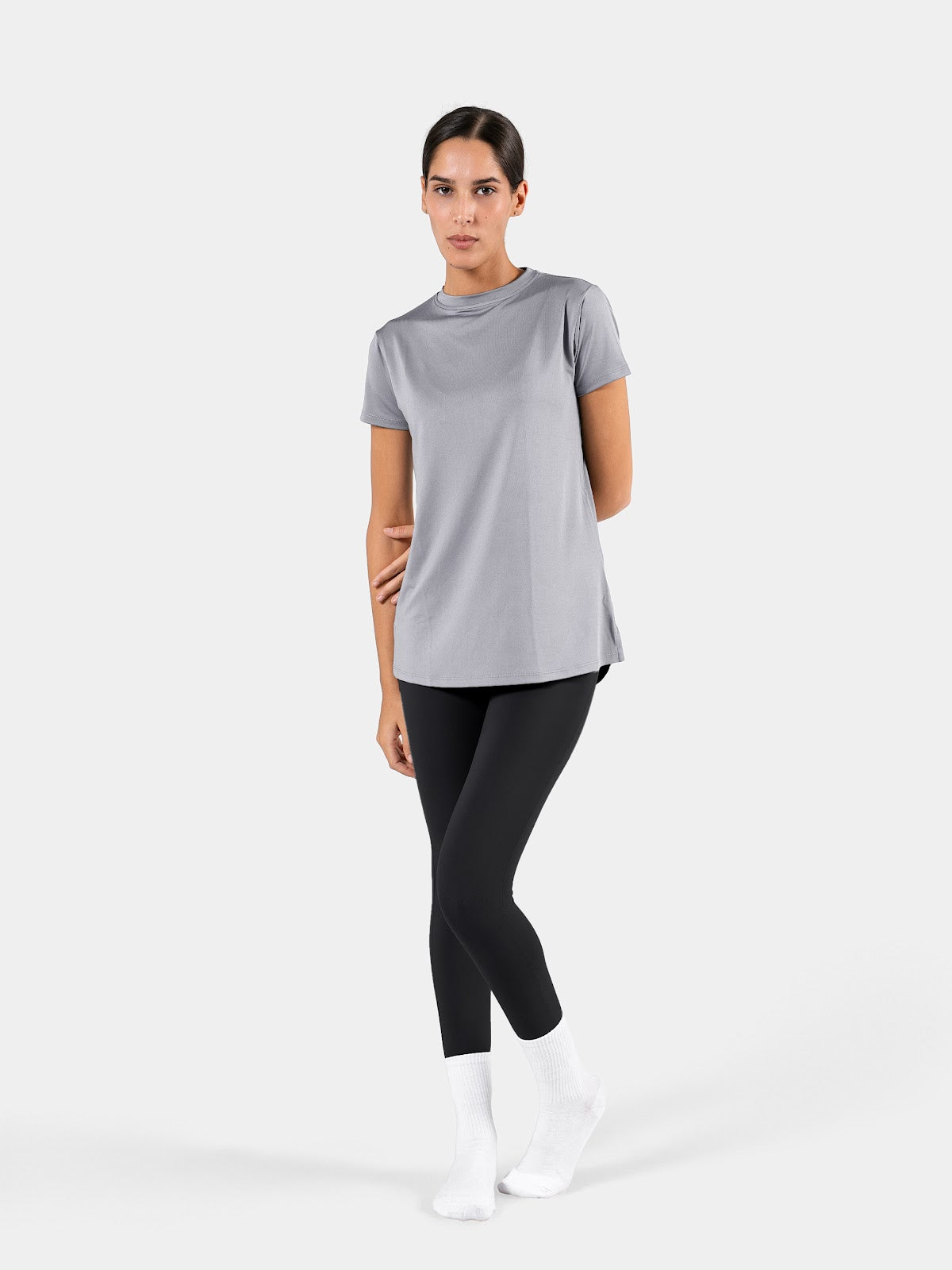 MOVE LOOSE T-SHIRT LIGHT-GREY 1