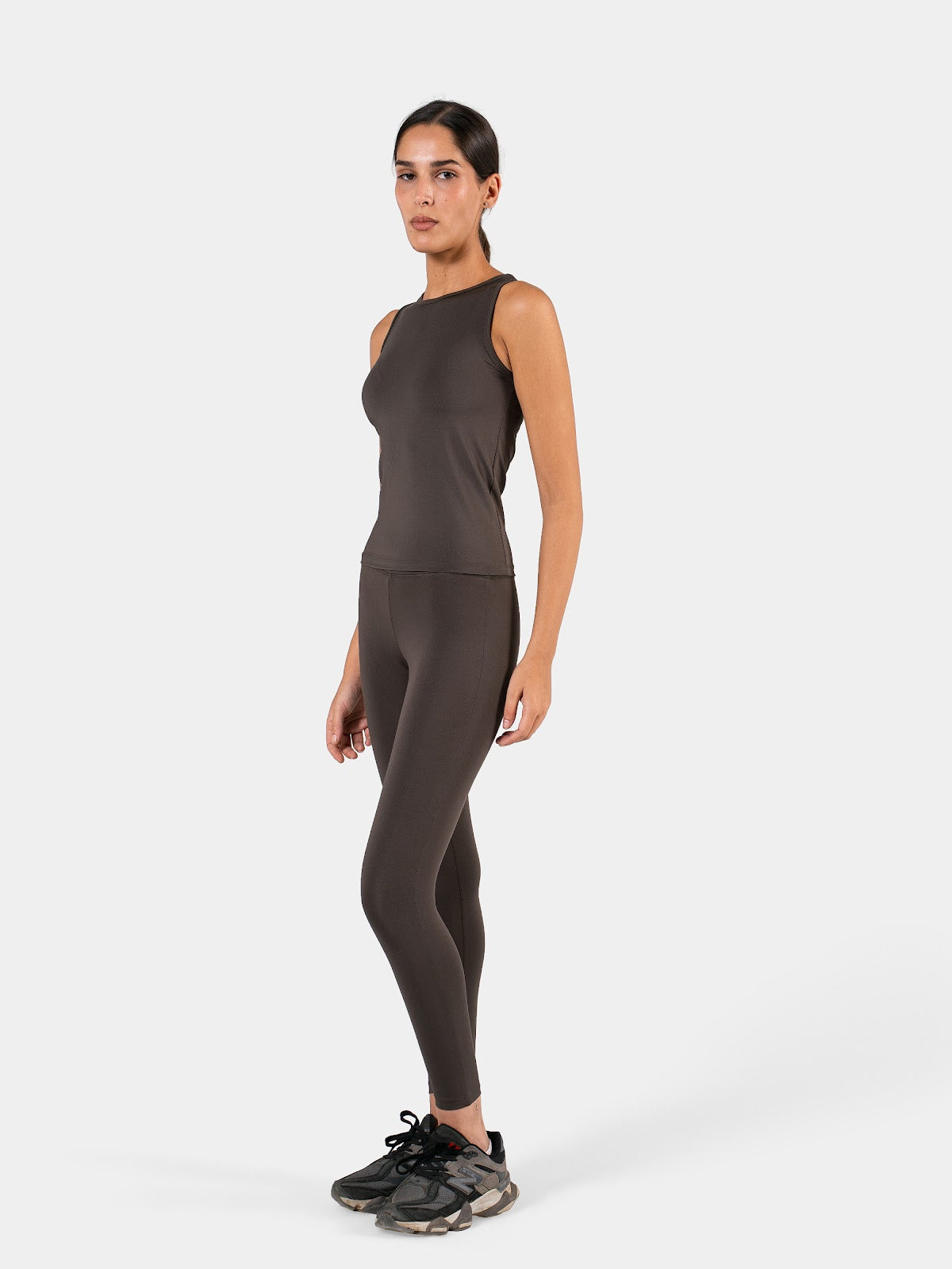 MOVE ESSENTIAL FITTED TANK BROWN 2