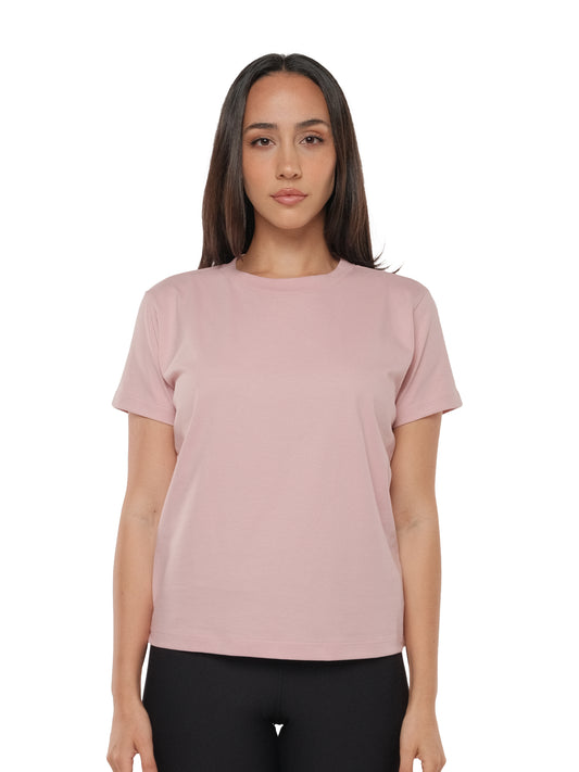 ROSE PINK RELAXED FIT TEE