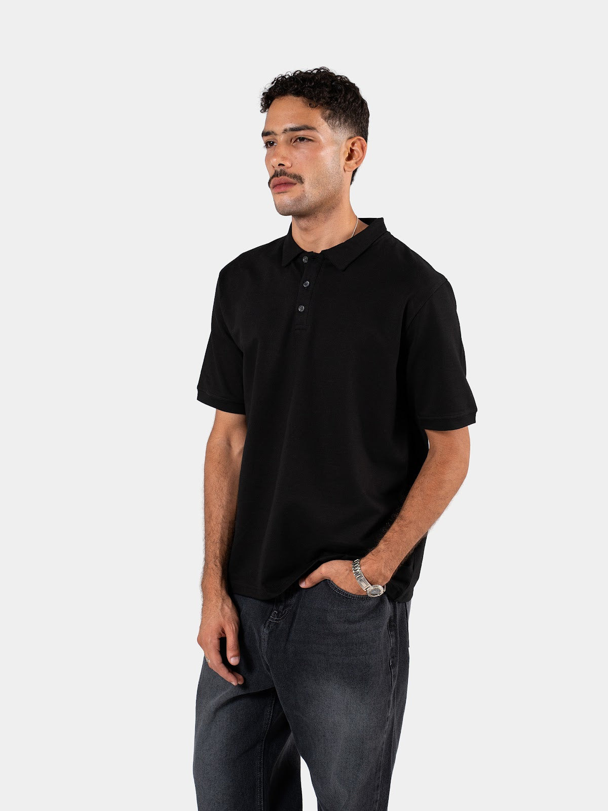 MEN'S POLO SHIRT BLACK 3