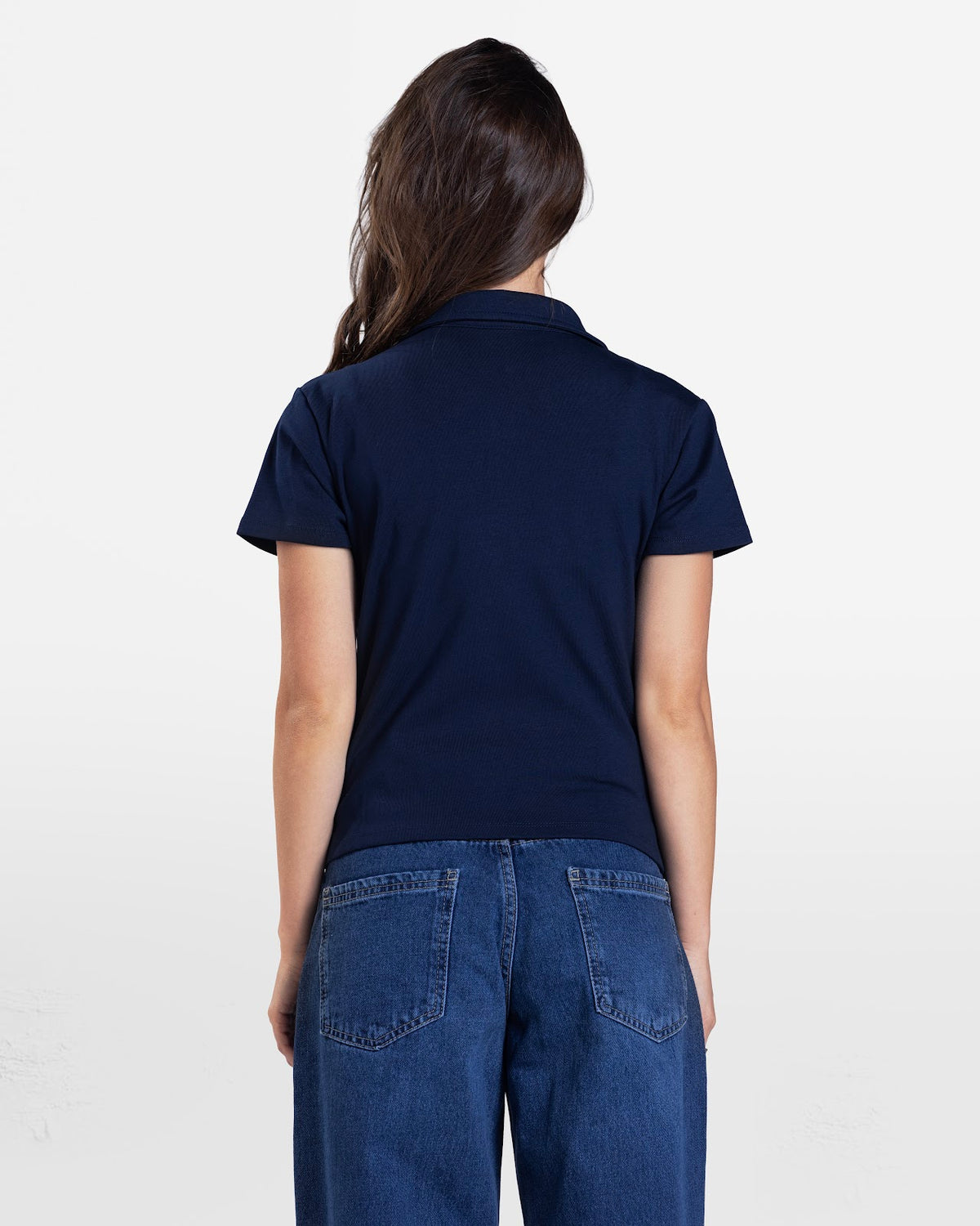 SHORT SLEEVE BUTTON DOWN SHIRT NAVY 2