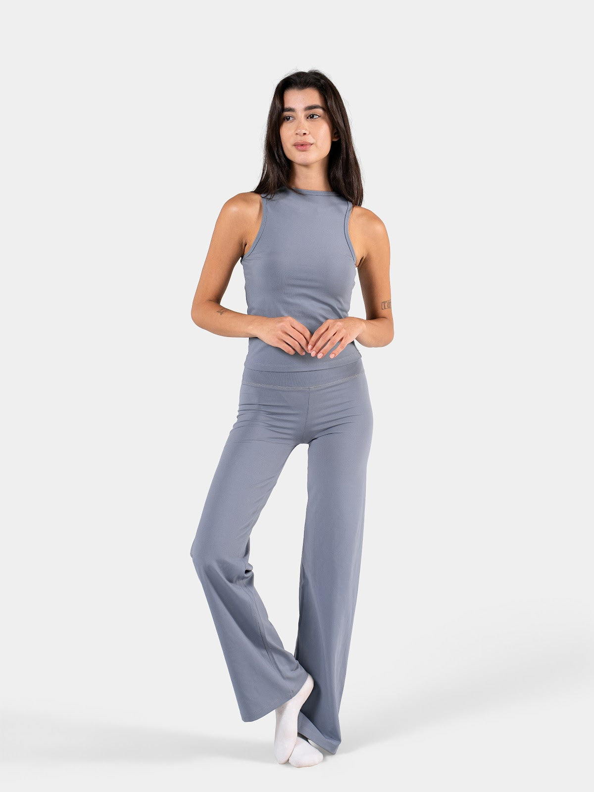 MOVE ESSENTIAL FITTED TANK STEEL BLUE 3