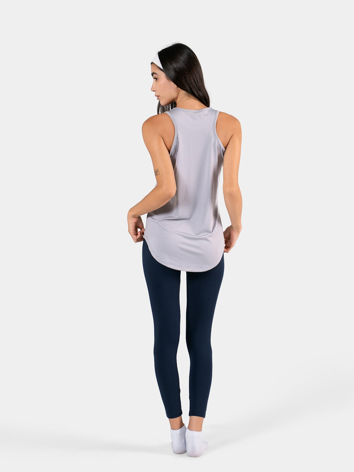 MOVE RACERBACK LOOSE TANK LIGHT-GREY 4