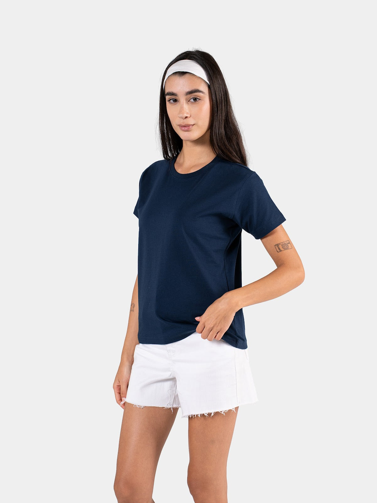 RELAXED FIT TEE NAVY 4