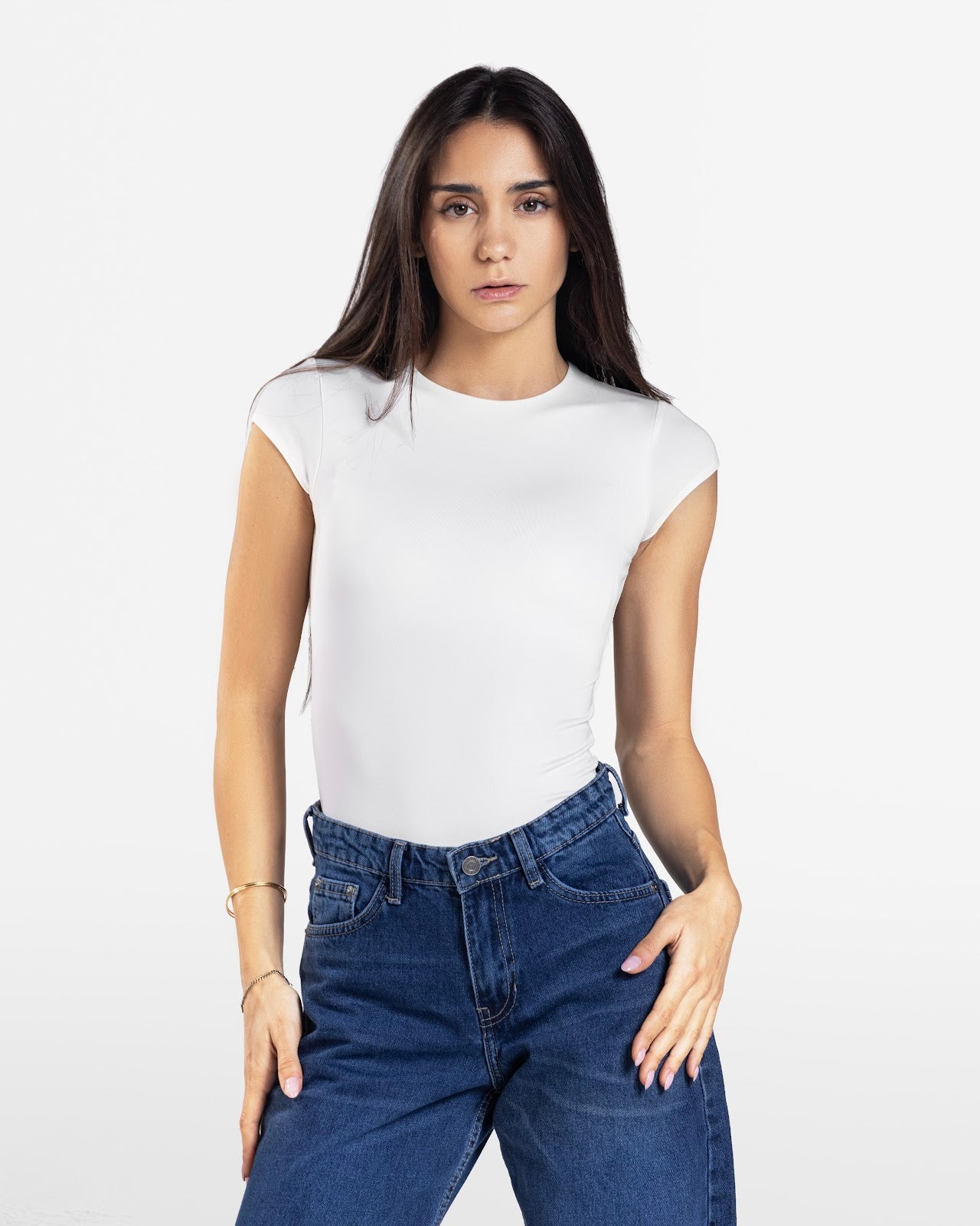 SHORT SLEEVE BODYSUIT OFF-WHITE 1