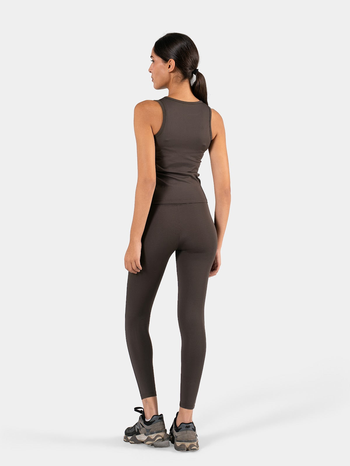 MOVE ESSENTIAL FITTED TANK BROWN 4