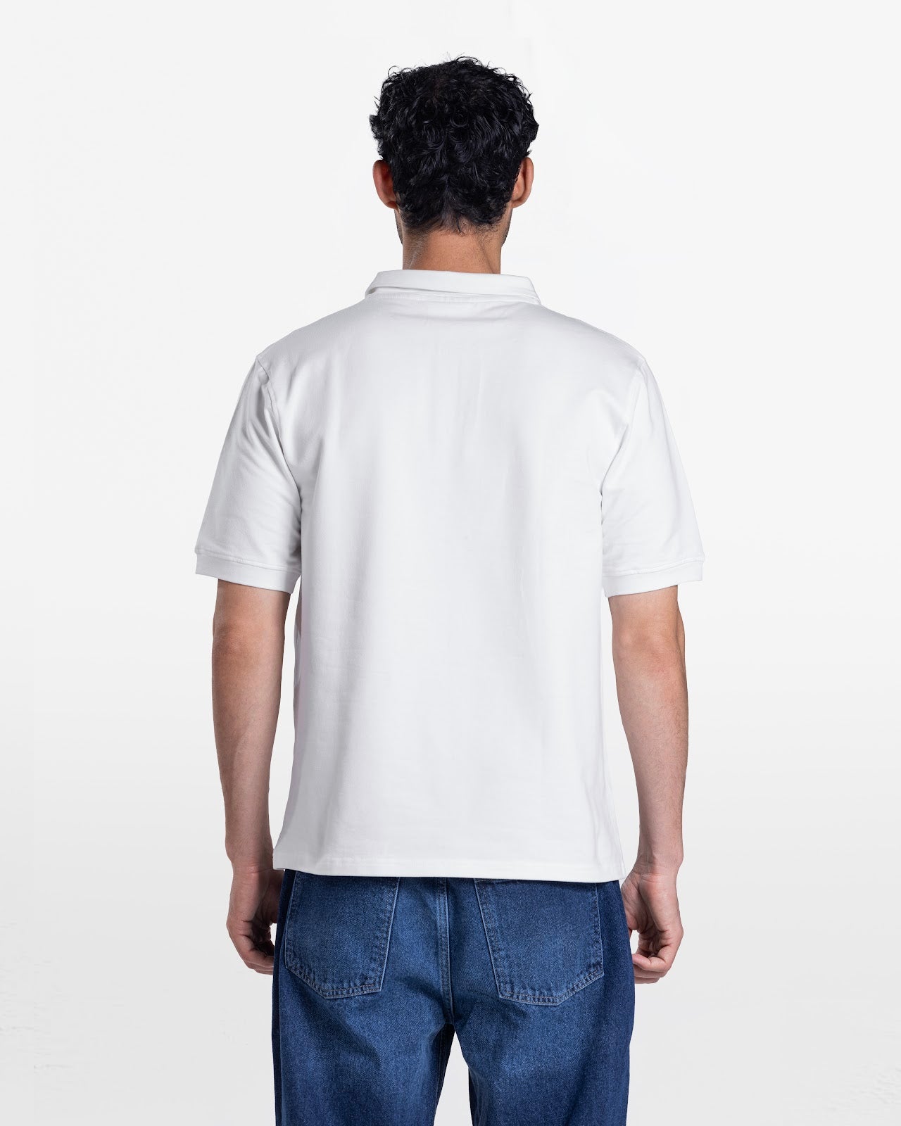 MEN'S POLO SHIRT WHITE 2