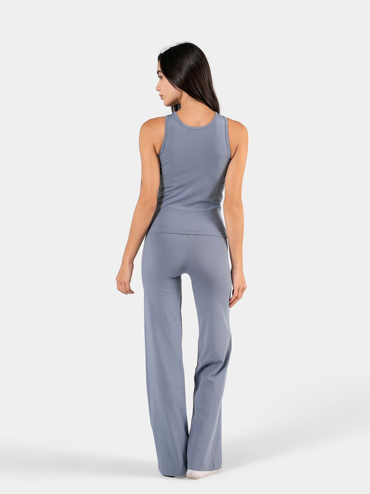 MOVE ESSENTIAL FITTED TANK STEEL BLUE 5