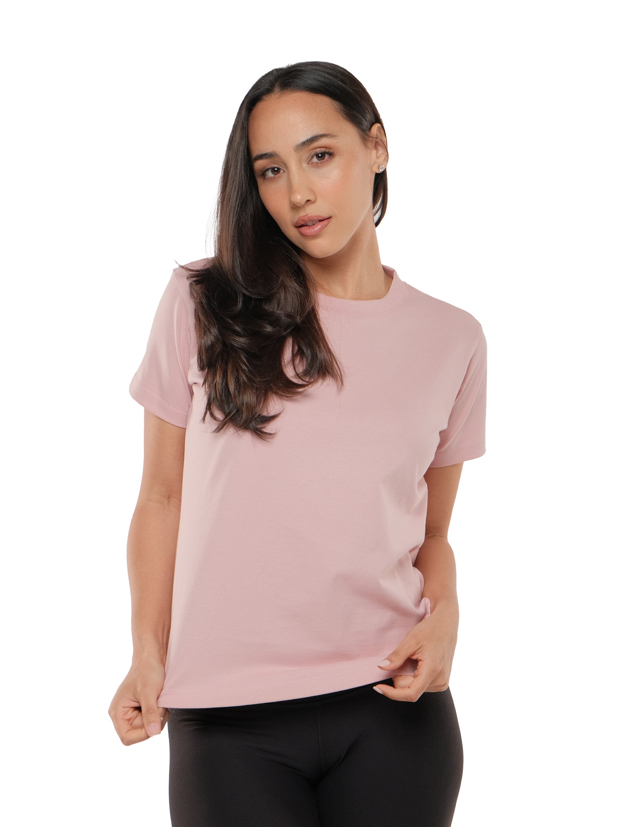 ROSE PINK RELAXED FIT TEE