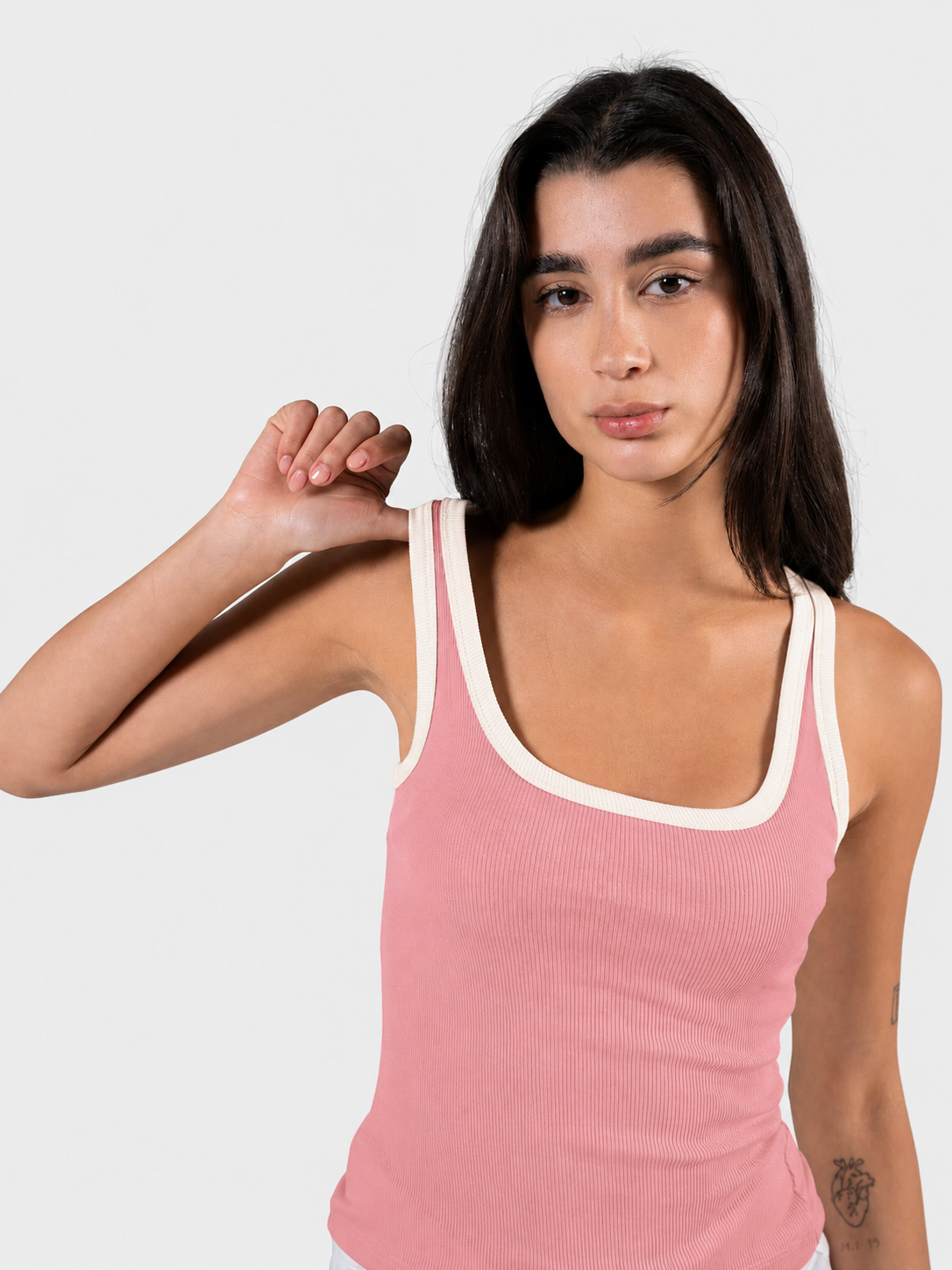 TWO TONE TANK TOP