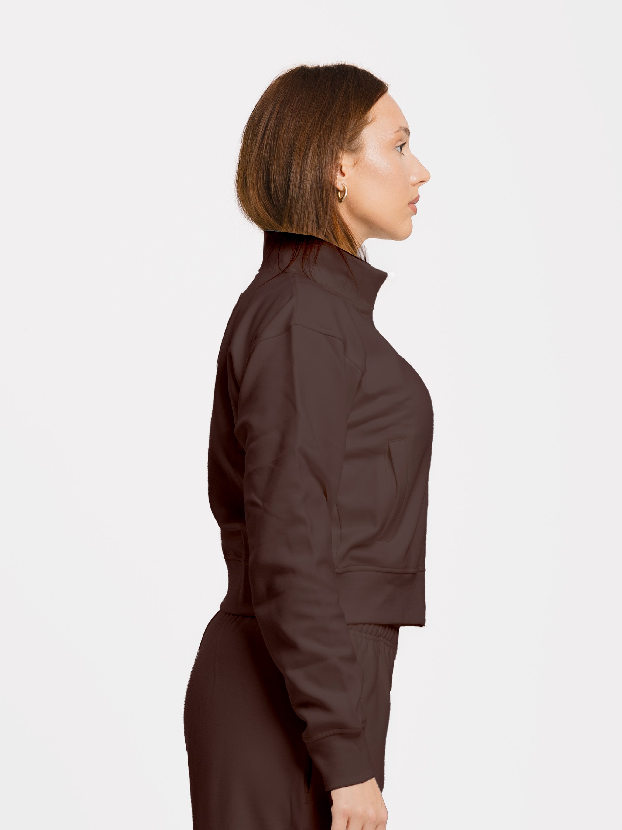 COMFORT+ CROPPED ZIP UP