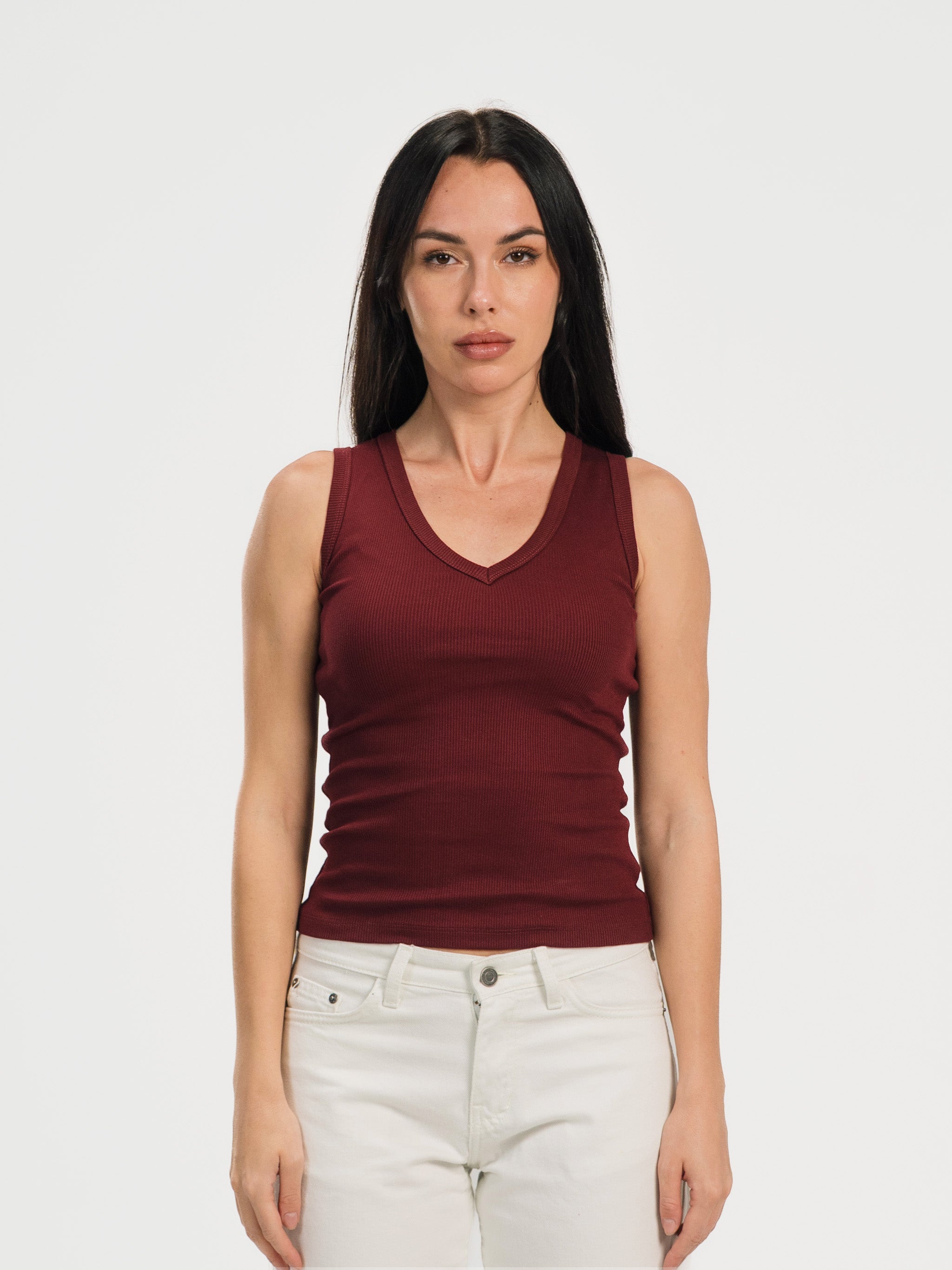 V-NECK TANK TOP