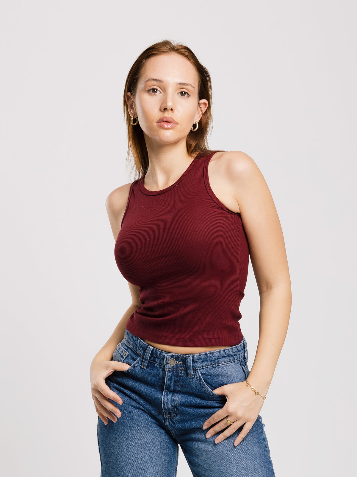 CREWNECK TANK TOP