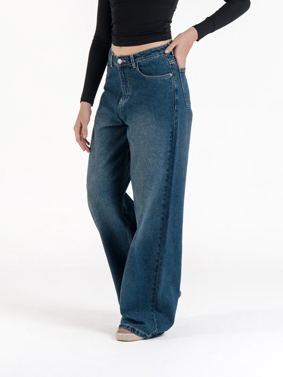 HIGH WAIST BAGGY JEANS