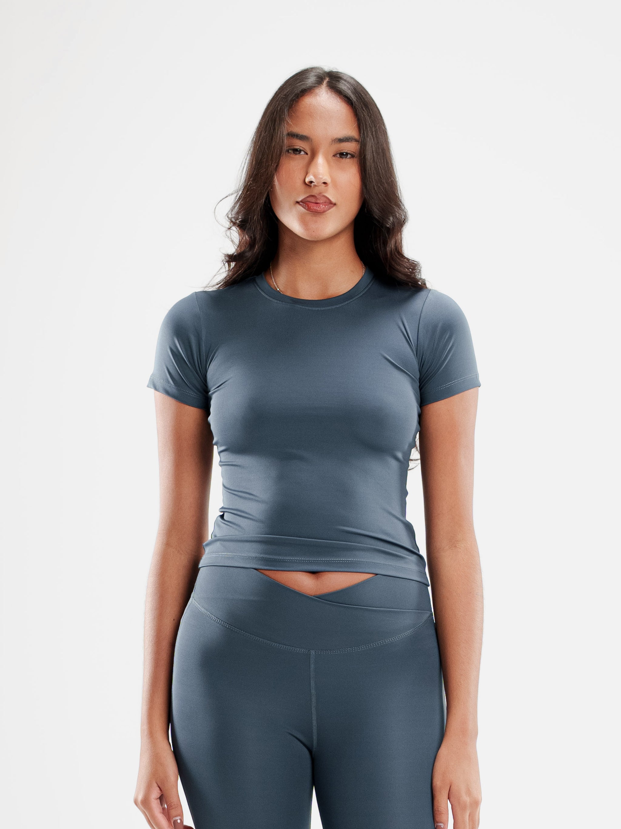CHARCOAL MOVE FITTED TOP