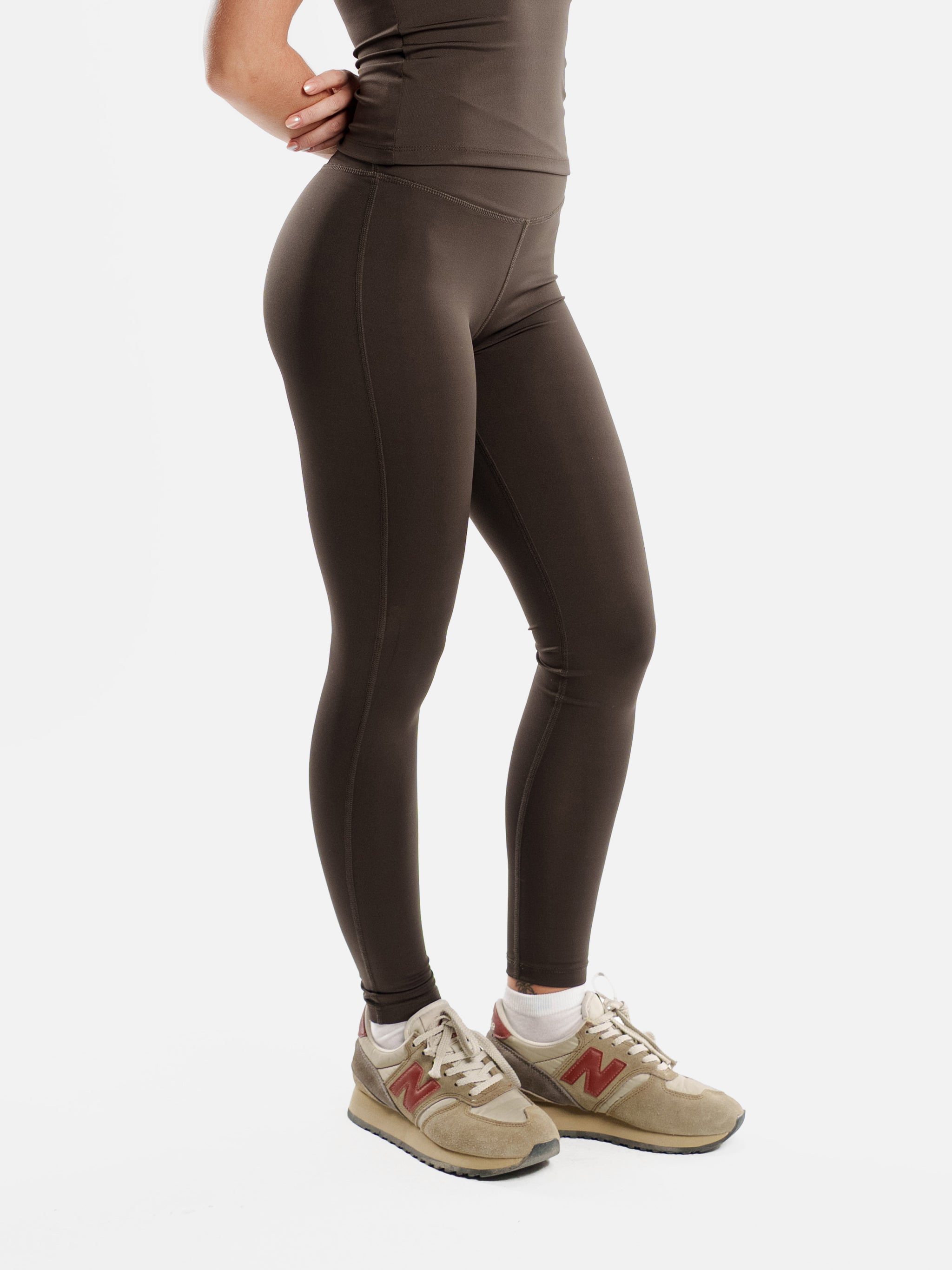 BROWN MOVE CROSSOVER LEGGINGS