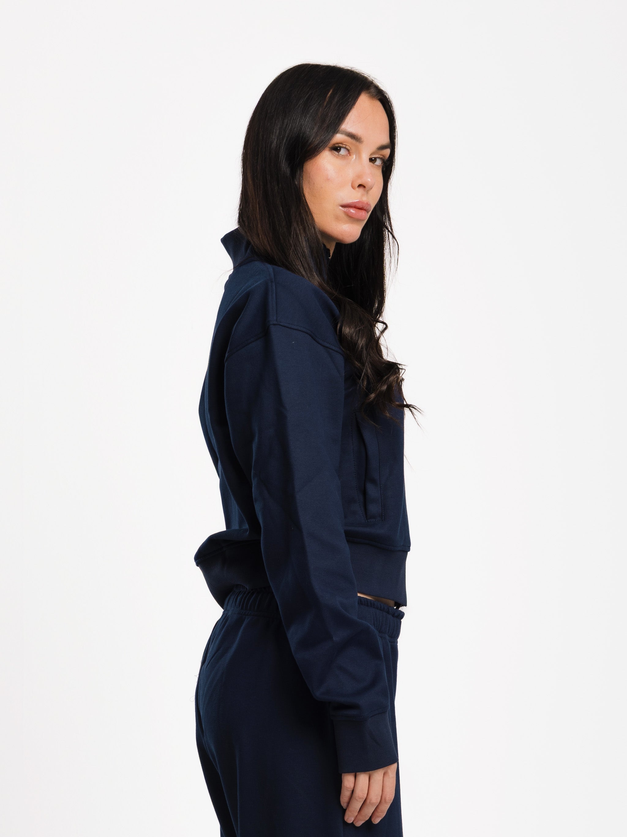 COMFORT+ CROPPED ZIP UP