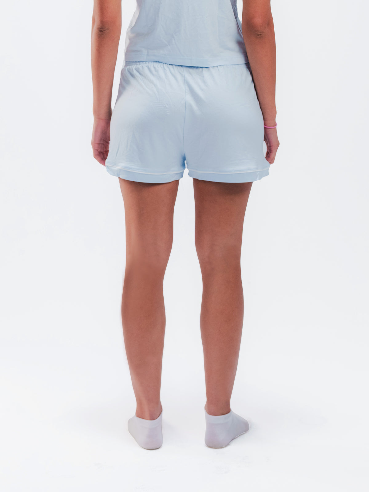 PIPED SPAGHETTI SHORT SET
