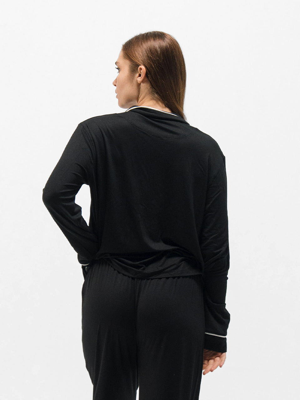 PIPED LONG SLEEVE & PANTS SET