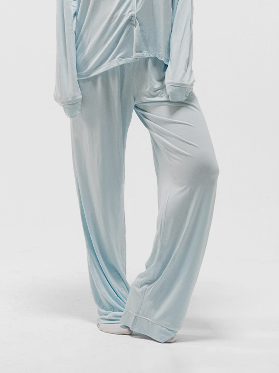 PIPED LONG SLEEVE & PANTS SET