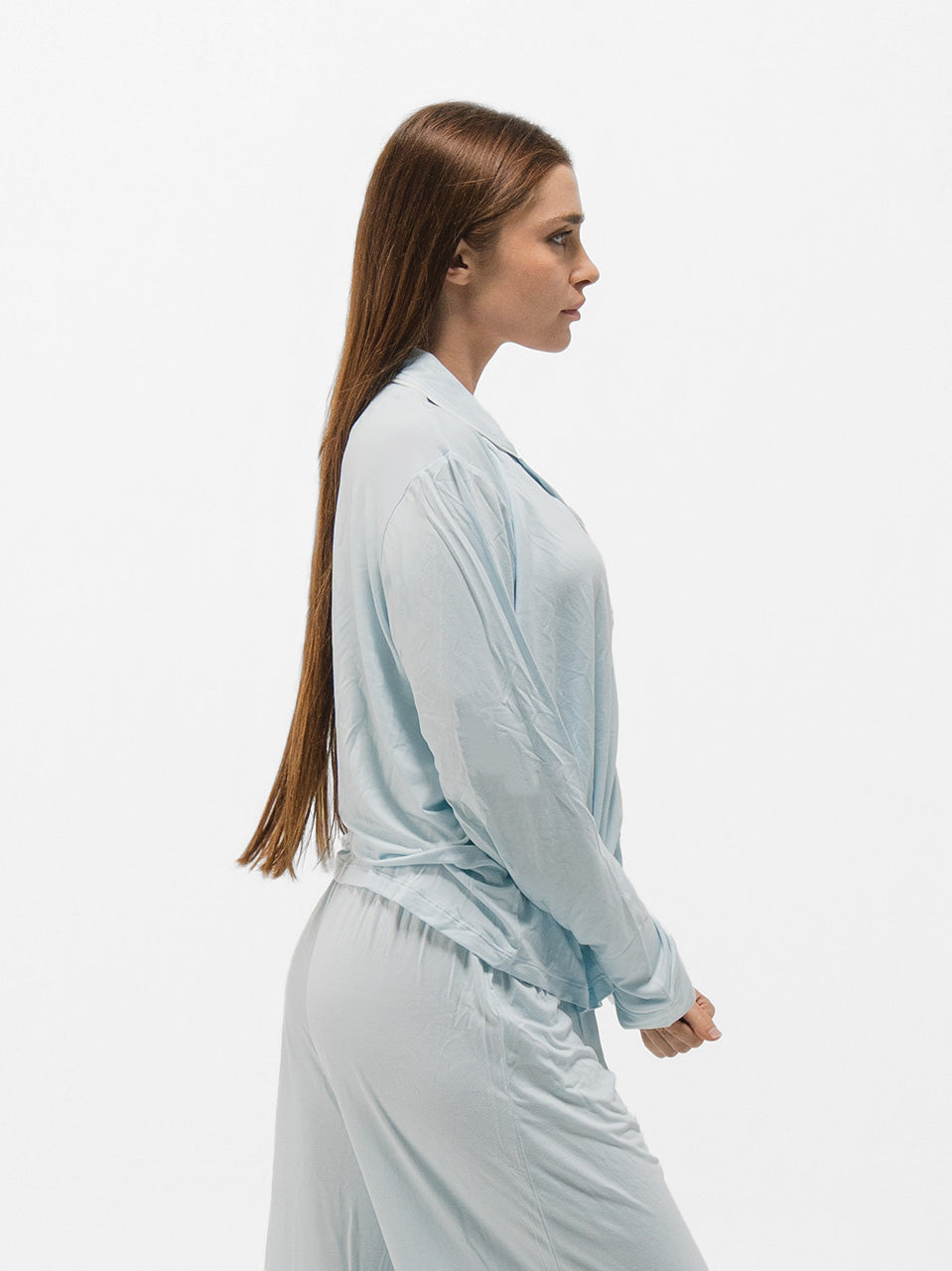 PIPED LONG SLEEVE & PANTS SET