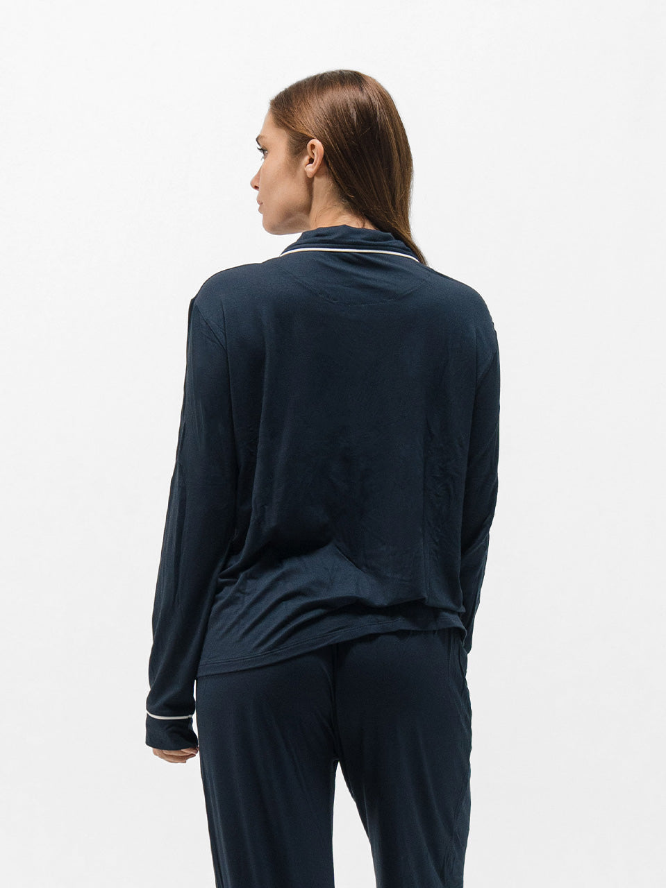 PIPED LONG SLEEVE & PANTS SET